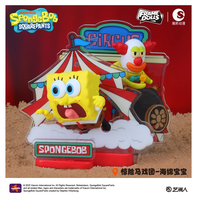 6PCS Spongebob Squarepants Patrick Star Squidward Tentakels Reizen Voor Een Moment Action Figure Blind Box Anime Speelgoed DesktopOrnament