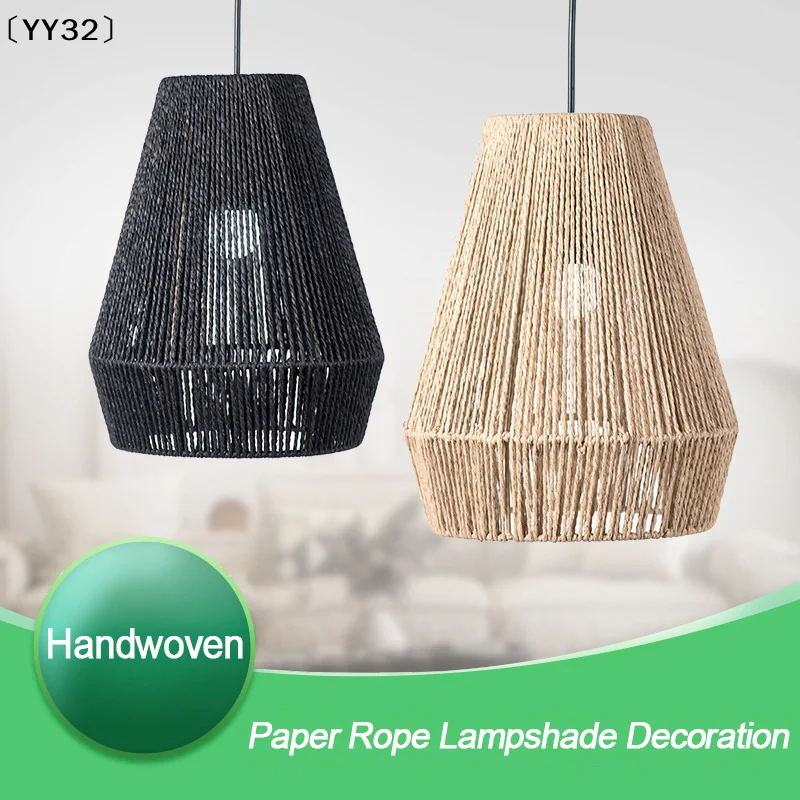 Modern Woven Pendant Light Fixtures Farmhouse Hanging Lamp Handwoven Rattan Basket Shade For  Island Dining Room Hallway〔YY32〕
