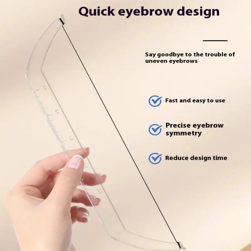 Bow And Arrow Shaped Eyebrow Mapping Ruler Positioning Tool For Line Drawing And Permanent Makeup Accessories