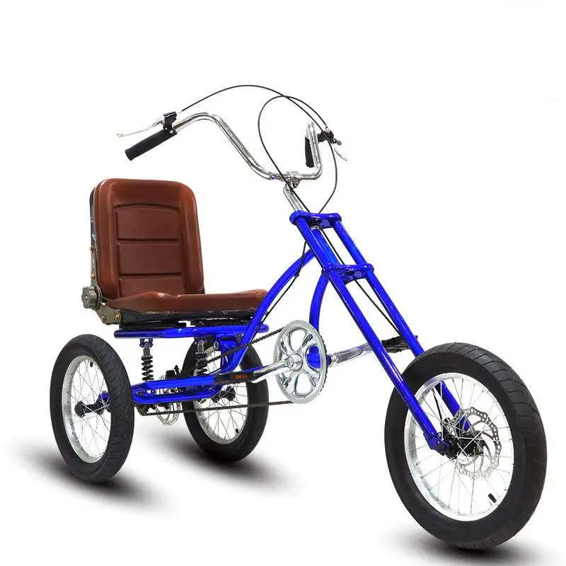 CG Customized City Leisure Recumbent Tricycle Human Tricycle with Double Disc Brake