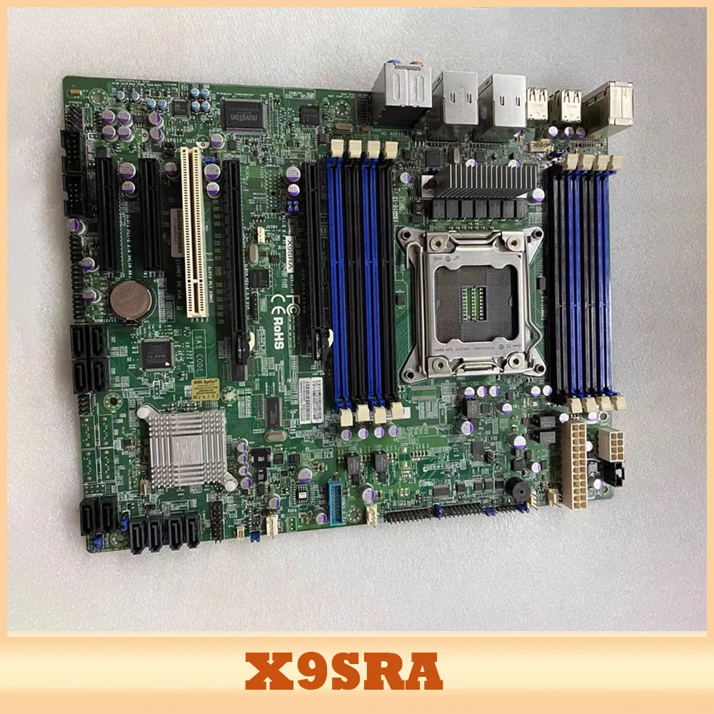 X9SRA For Supermicro Single-way Work-station Motherboard C602 Chipset E5-2600 PCI-E3.0 LGA2011 X79 DDR3