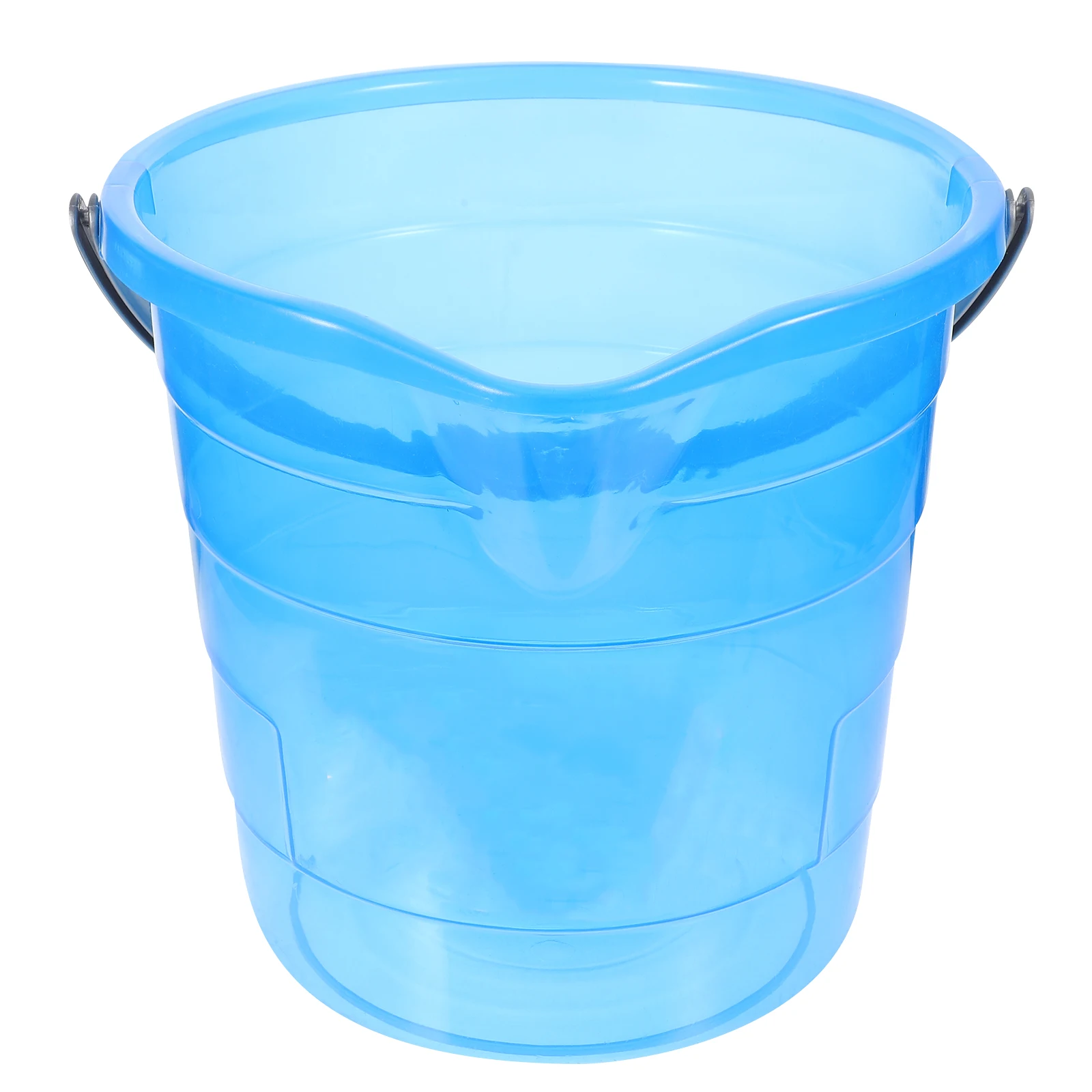 

Plastic Water Bucket 12L Transparent Storage Tank for Home Dorm Portable Wash Bucket with Handle Easy Clean Durability Smooth