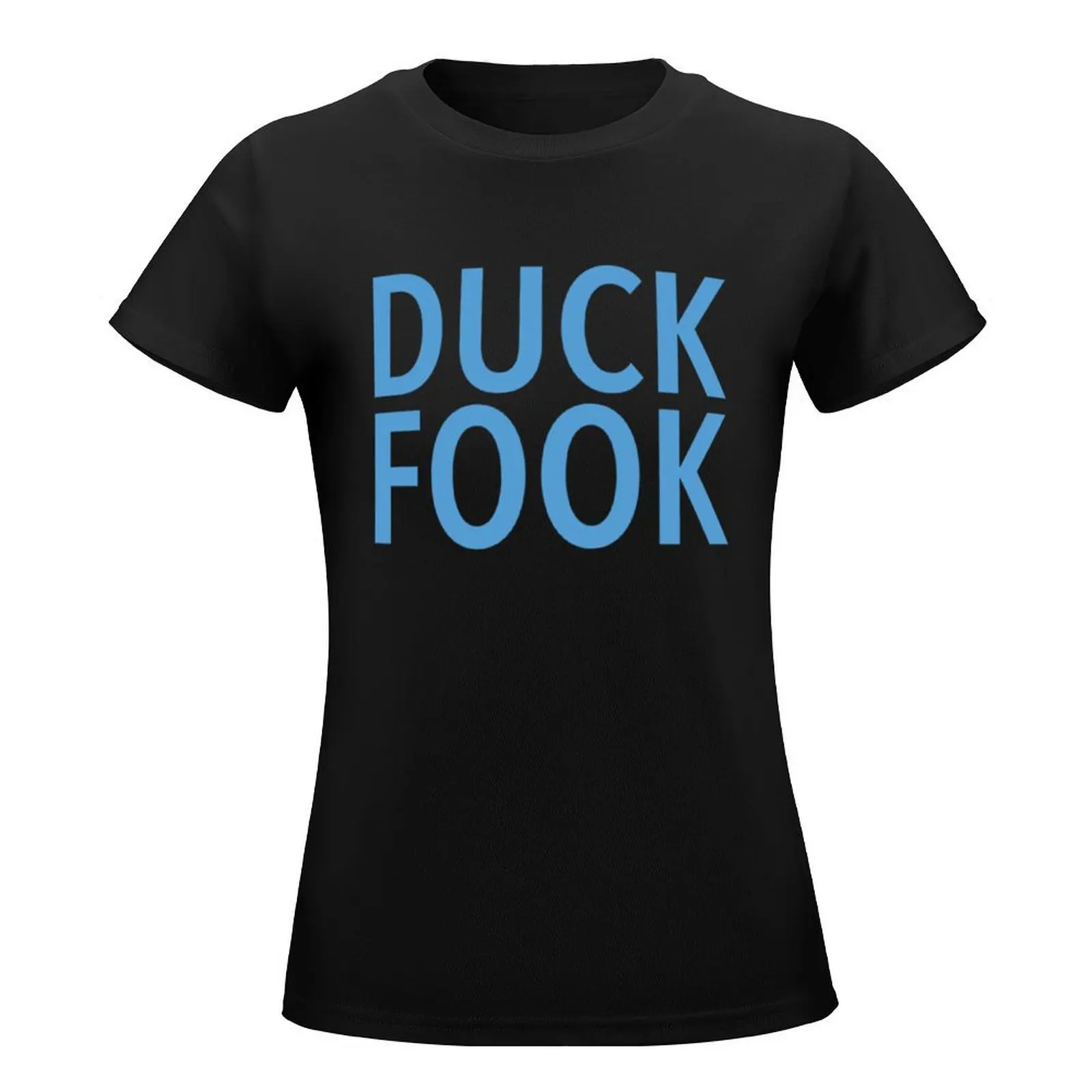 Duck Fook T-Shirt animal print shirt for girls vintage clothes western t shirts for Women