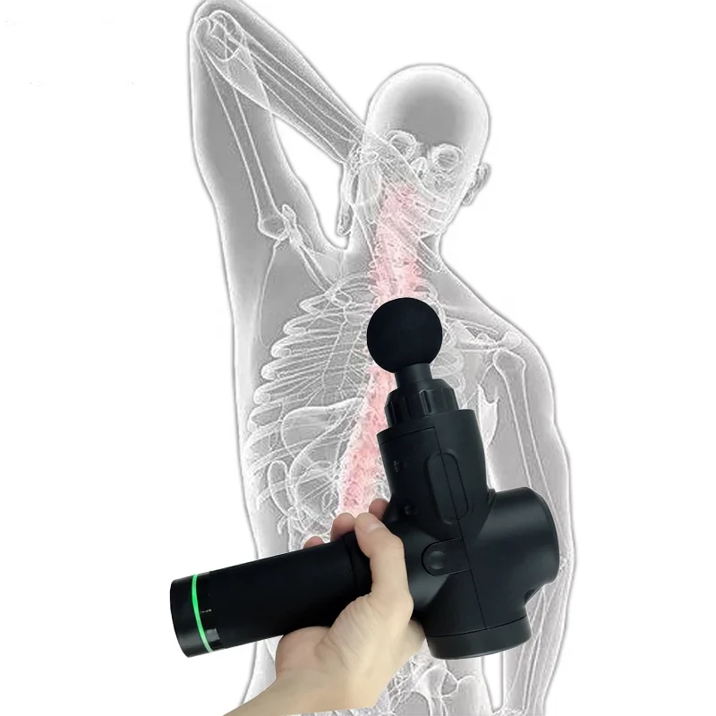 2024 Hot Sell High Quality Cordless Vibration Deep Muscle Fascia Massage Gun Theray Gun Body Message Gun