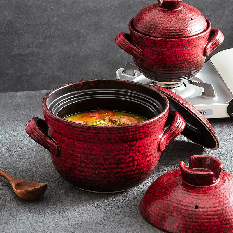 

Высокотемпературный керамический казан/супница для домашнего использования, не деформирующийся при сухом нагреве