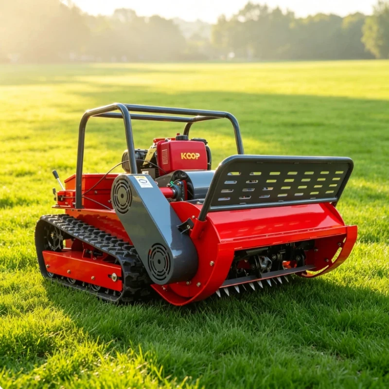 Remote Control Crawler Mower R - đánh giá và giá Robot Chassis