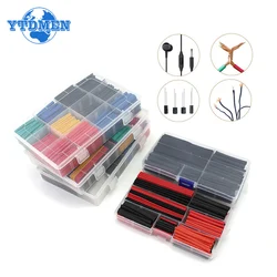 Heat Shrink Tubing Kit Thermal Insulation Shrinking Tube Heat Shrink for Cables Shrink Wrap Electronic Kit