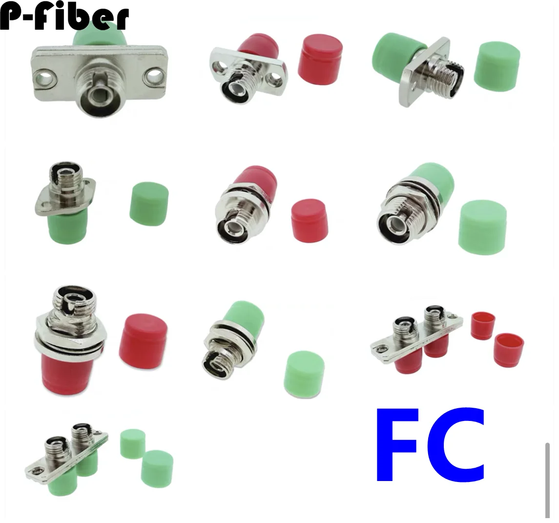 

fiber adapter FC 10pcs optical plug connection FC/APC flange coupler welded SM MM duplex simplex FTTHELINK