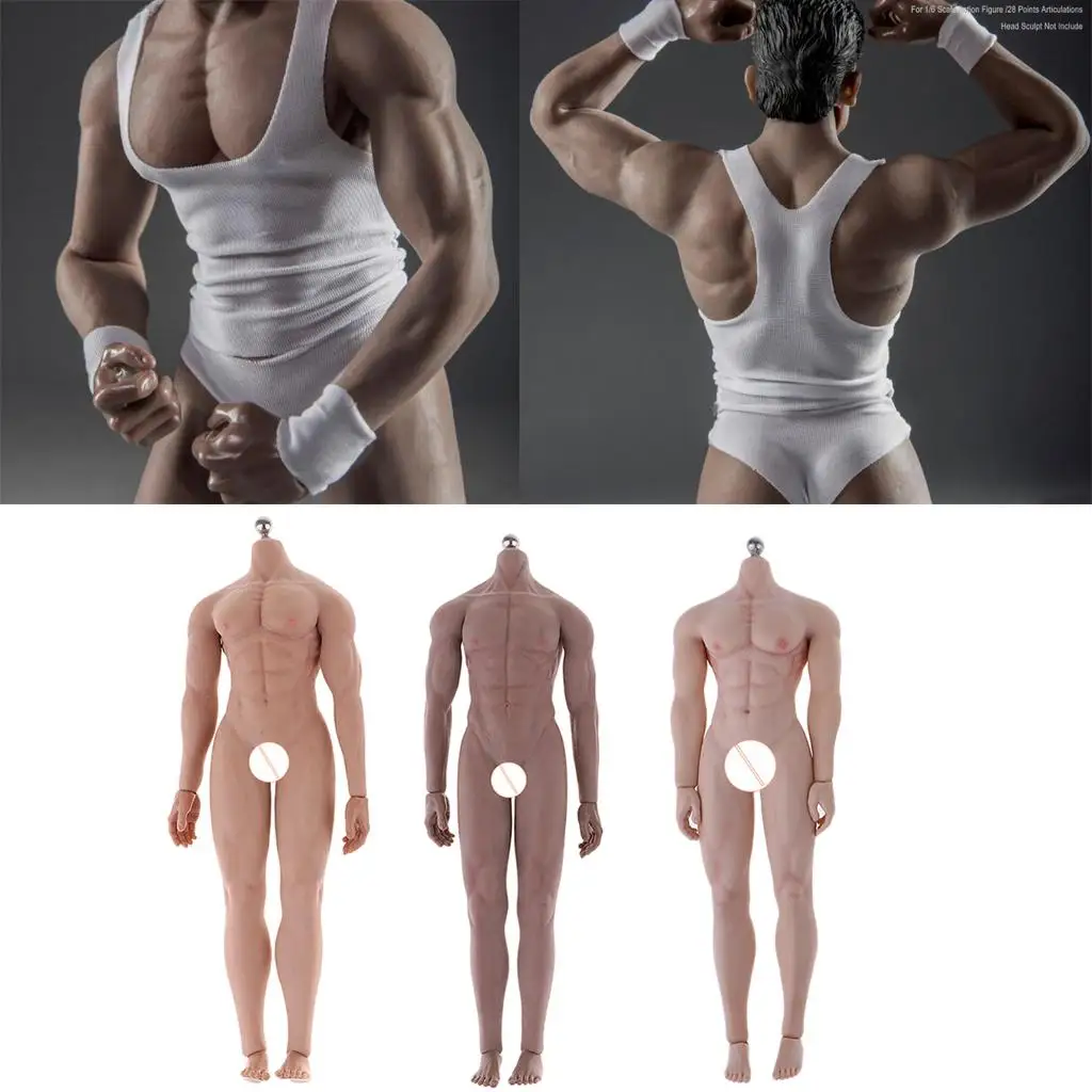 

1/6 Action Figure Male Muscular Body for TTM19 Muscular Male Replacement Body - Movable and Detachable