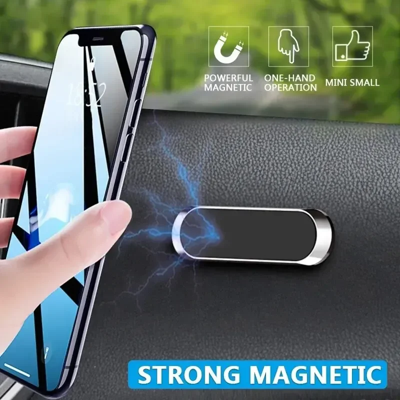 Magnetic Car Phone Holder Stand Universal Car Mount Mobile Cellphone GPS Support in Car Bracket for iPhone Huawei Samsung Xiaomi