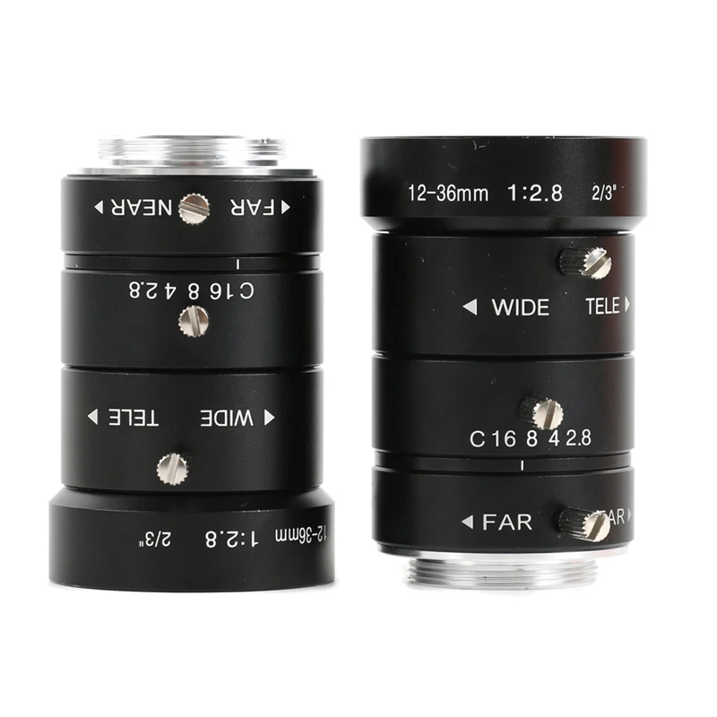 

10MP 12-36mm F2.8 - F16 HD CCTV промышленный зум-объектив большой обзор с высоким рабочим расстоянием CS C крепление объектива для промышленной видеокамеры