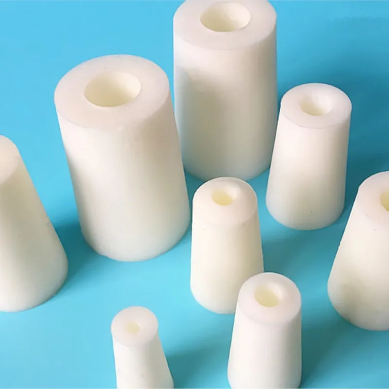 10pcs Silicone Stopper for glass test tube Upper 12/13/14/15/16/17/18/19/20/22/25/27 x Lower 8/9/11/12/14/15/16/17/19/20mm