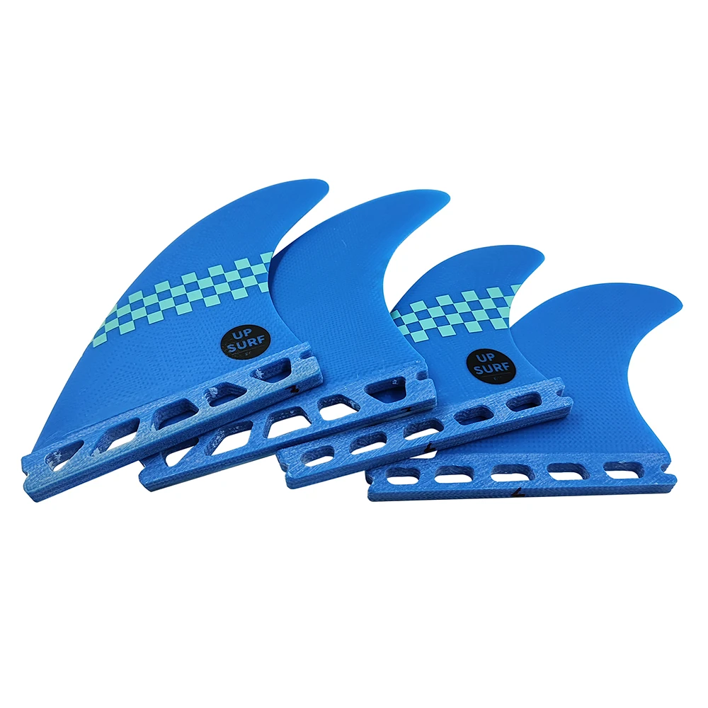 

Quad UPSURF FUTURE Fins For Surfboard G5+GL Performance Glass Fiber Short Board Fins 4 Quilhas Thruster Funboard For Surfing