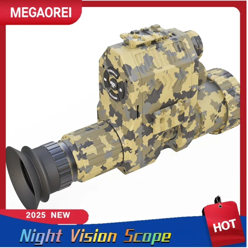 New Update Megaorei NK007S 850nm Invisable IR Night Hunting Scope Night Hunting Scope Monocular NV Rilfe Scope Hunting Cam