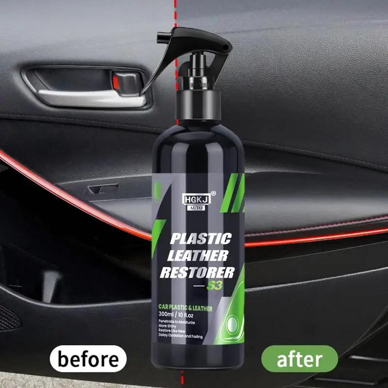 Plastic Restore Agent Easy To Use Long-Lasting Back To Black Gloss Shiny Leather Exterior Repair Refurbishment Paste For Auto