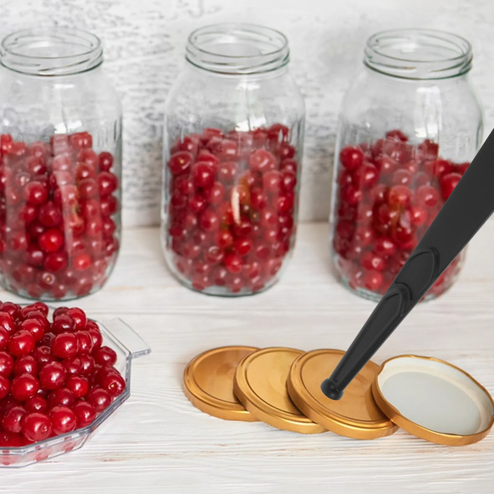 

2Pcs Canning Essentials Magnetic Lid Lifter Bubble Removal Tool for Efficient Home Canning and Jam Making Bubble Tools