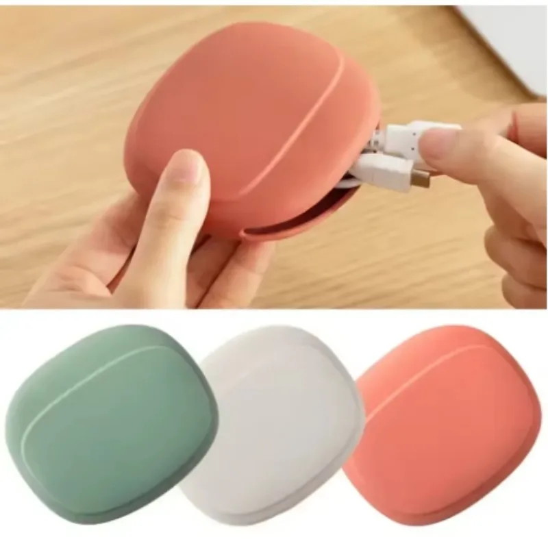 סיליקון נייד נתונים כבל אחסון תיק אוזניות תיבת אחסון אוזניות תיבת טלפון חמוד מטען מפתח שפתון תיק נסיעות חוט מארגן