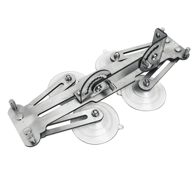 Imagem -05 - Atuador Linear Faça Você Mesmo Stands Liga de Alumínio Suporte Angular Ajustável Suporte do Motor com Ventosa Aço Inoxidável