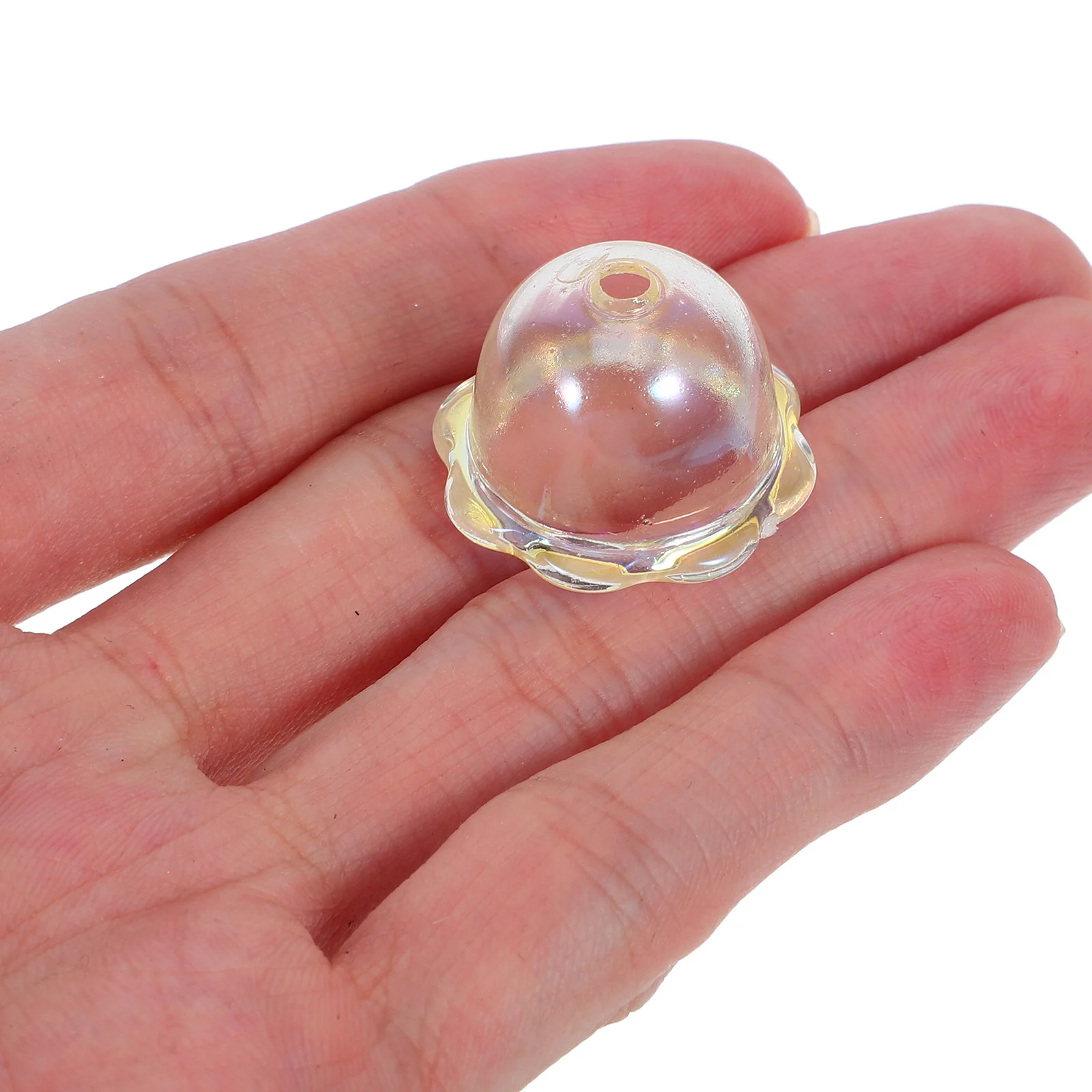 6 قطعة سحر زهرة الأكريليك لصنع المجوهرات السائبة خفيفة الوزن الأزهار الخرز DIY بها بنفسك المشاريع الحرفية ديكور المنزل قلادة الإمدادات