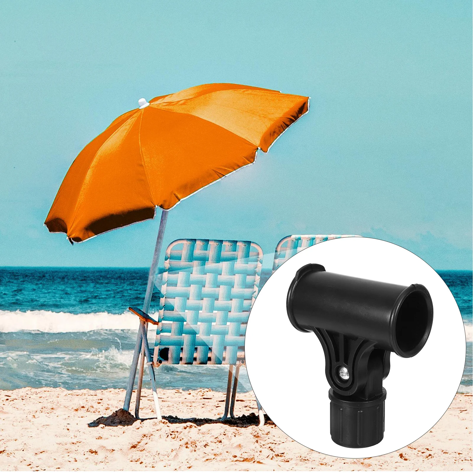 

Outdoor Patio Umbrella Steering Bracket Adjustable Garden Parasol Holder Beach Camping Portable Umbrella Stand Supply