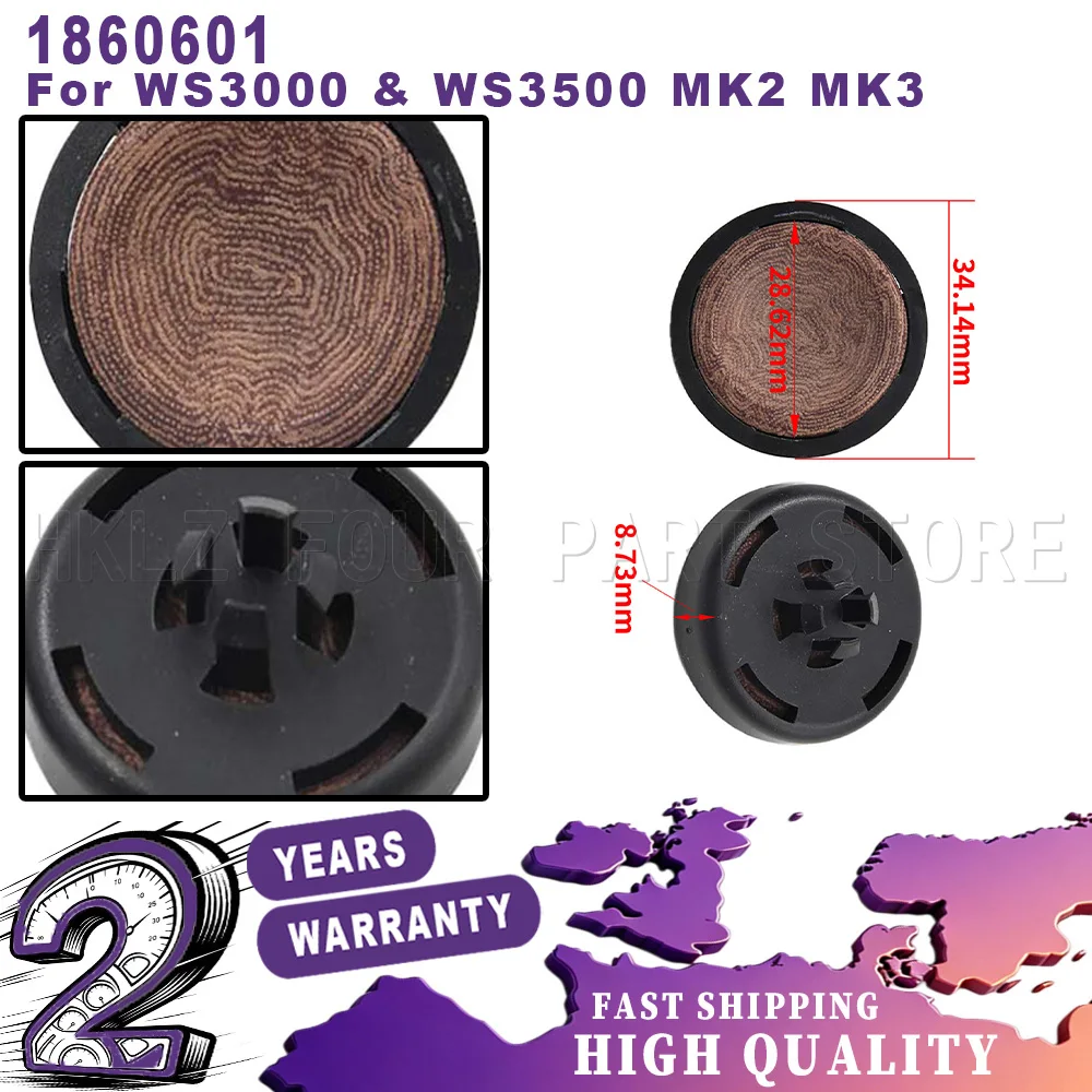 New 1860601 For WS3000 WS3500 MK2 MK3 STABILISER Couplings for BPW Winterhoff Friction Pad Set Replacement 2Pcs Car Accessories