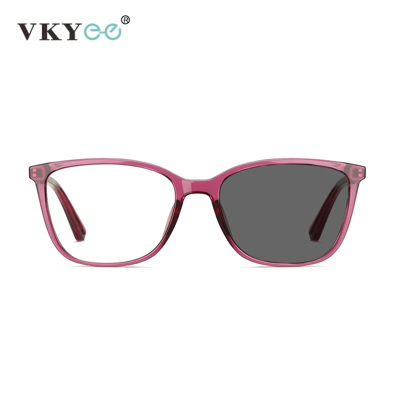 VKYEE Fashion Classic Women\'s Eyewear Minimalist Design Customizable Prescription Anti-blue Light Eyewear Photochromic 2057