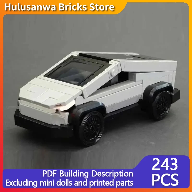 Popular City Car Model MOC Building Speed Champion Pickup Truck Modular Technology Gifts Holiday Assemble Children Toys Suit