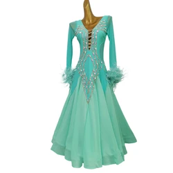 Ballroom Modern Dance Waltz Rumba Ballroom Performance Costume High end Customized Standard Professional Dress