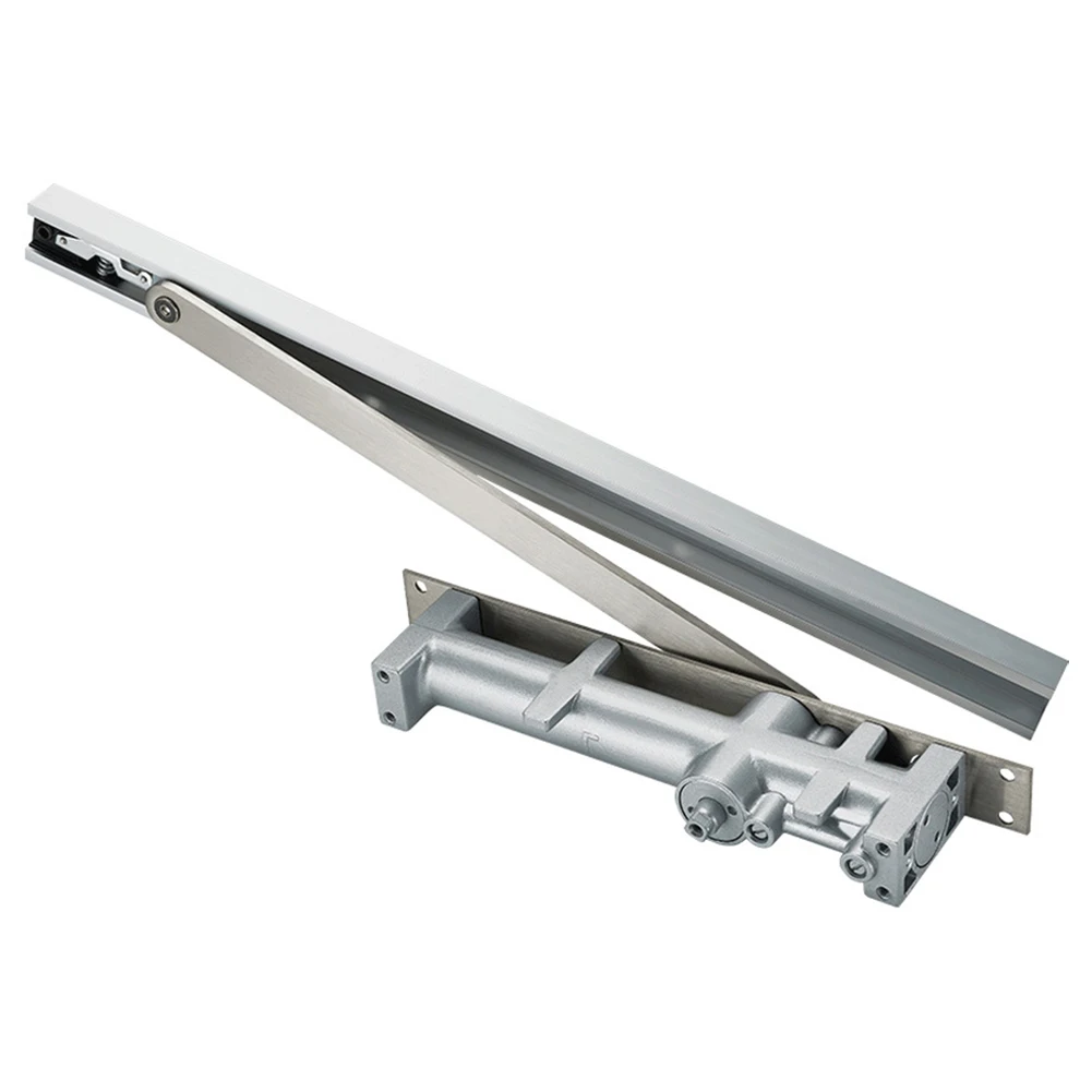 

Sleek Invisible Automatic Door Closer Suitable for Residential or Commercial Use Incorporates a Hydraulic Buffer System
