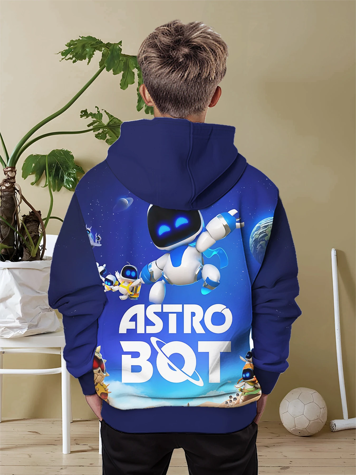 ASTRO BOT 3D Print All Seasons Children Casual Sweatshirt Cool Pullover Tops Unisex Clothes Boy Girl Hoodies