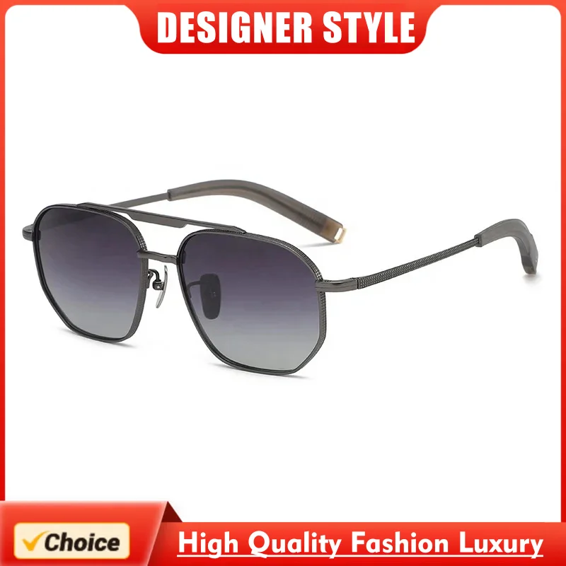 

New Arrivals Luxury DITA-Style Designer Oversized Sunglasses Famous Brands Titanium Polarized Men Eye Glasses Sun Shades 50003