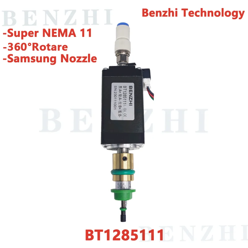 

BT1285111 SMT головка Nema11 полый вал шаговый механизм для установки головки SMT самодельный монтажник JUKI NOZZLErotary шарнир