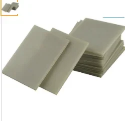 67x110x1mm AIN tablets Aluminum Nitride Aluminum Nitride Ceramic Sheet Thermal Insulation Ceramic Sheet