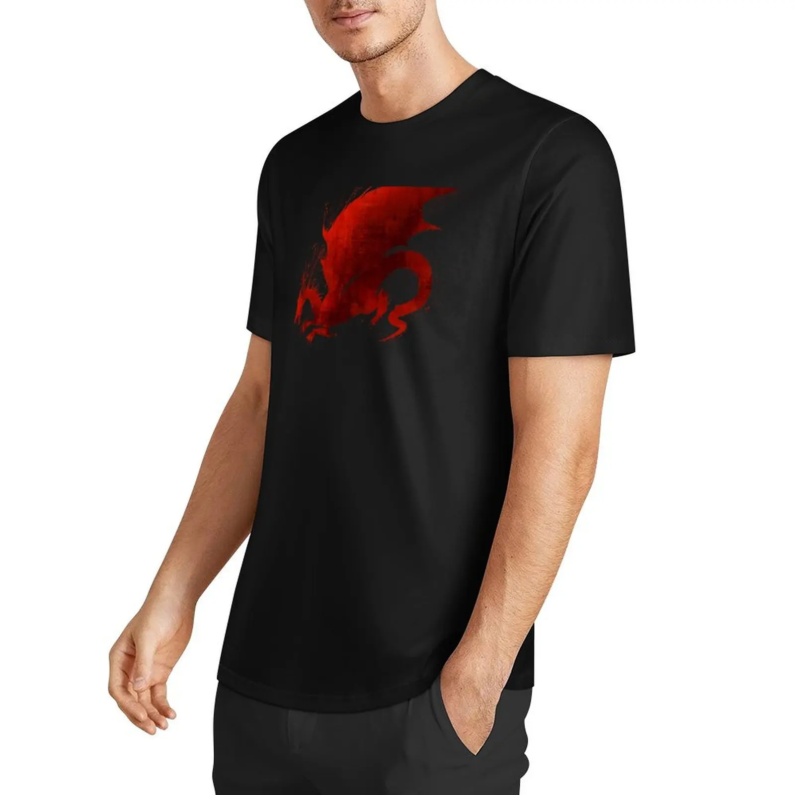 Dragon Age Origins: Blood Dragon V1 T-Shirt oversized graphic t shirts anime figures t shirts for men cotton