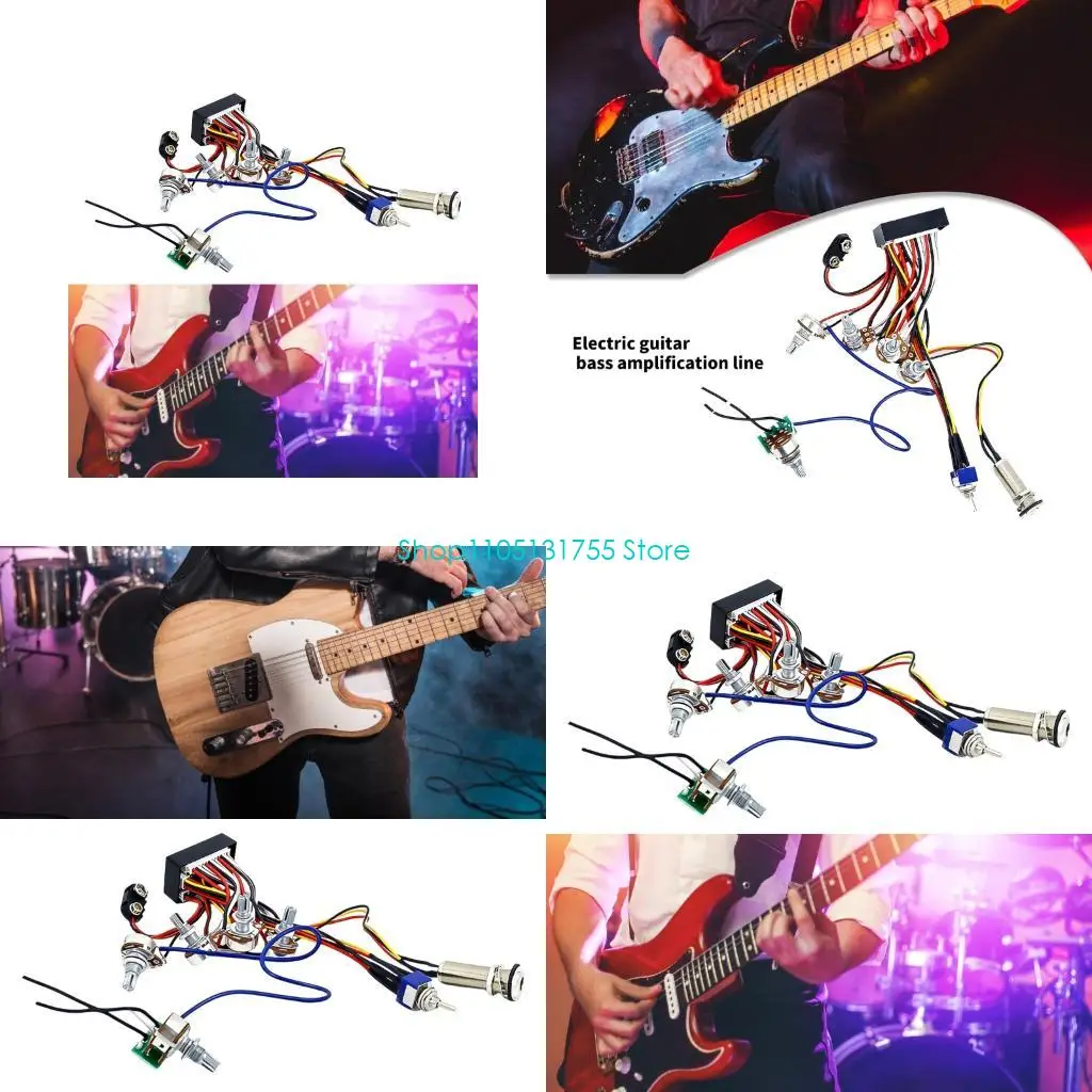 K0EF Quick Installation Bass Guitar Amplification Circuit Enhances Sound Performances