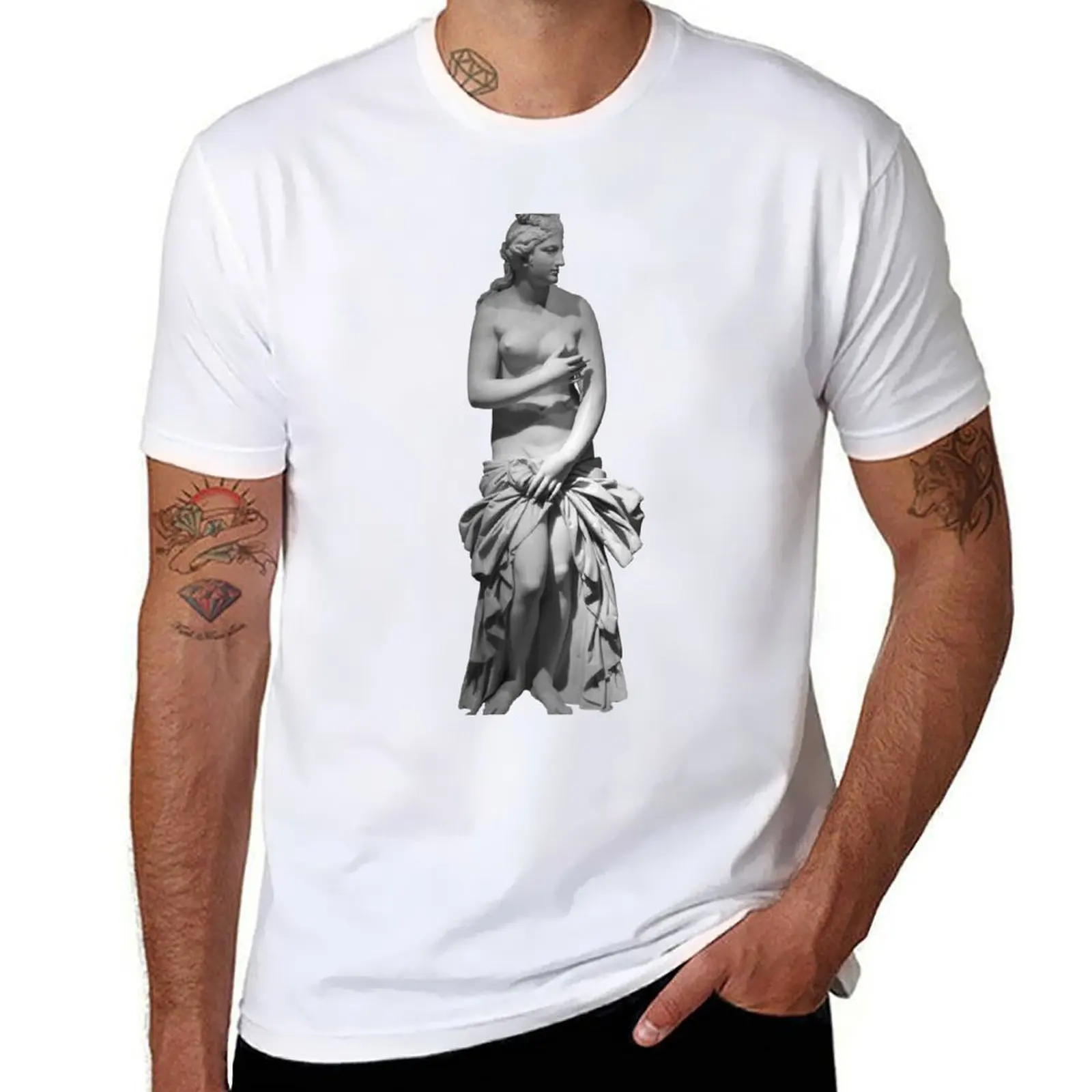 

Statue of Aphrodite T-Shirt man t shirts cotton men t shirt cotton 100% T-Shirt