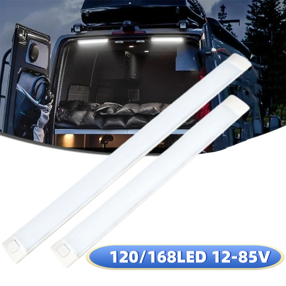 1PCS 120/168 LED RV Trunk Light 12v Caravan RV Ceiling LED Interior Lighting Trailer Motorhome Van Lorry Truck Camper Boat Light