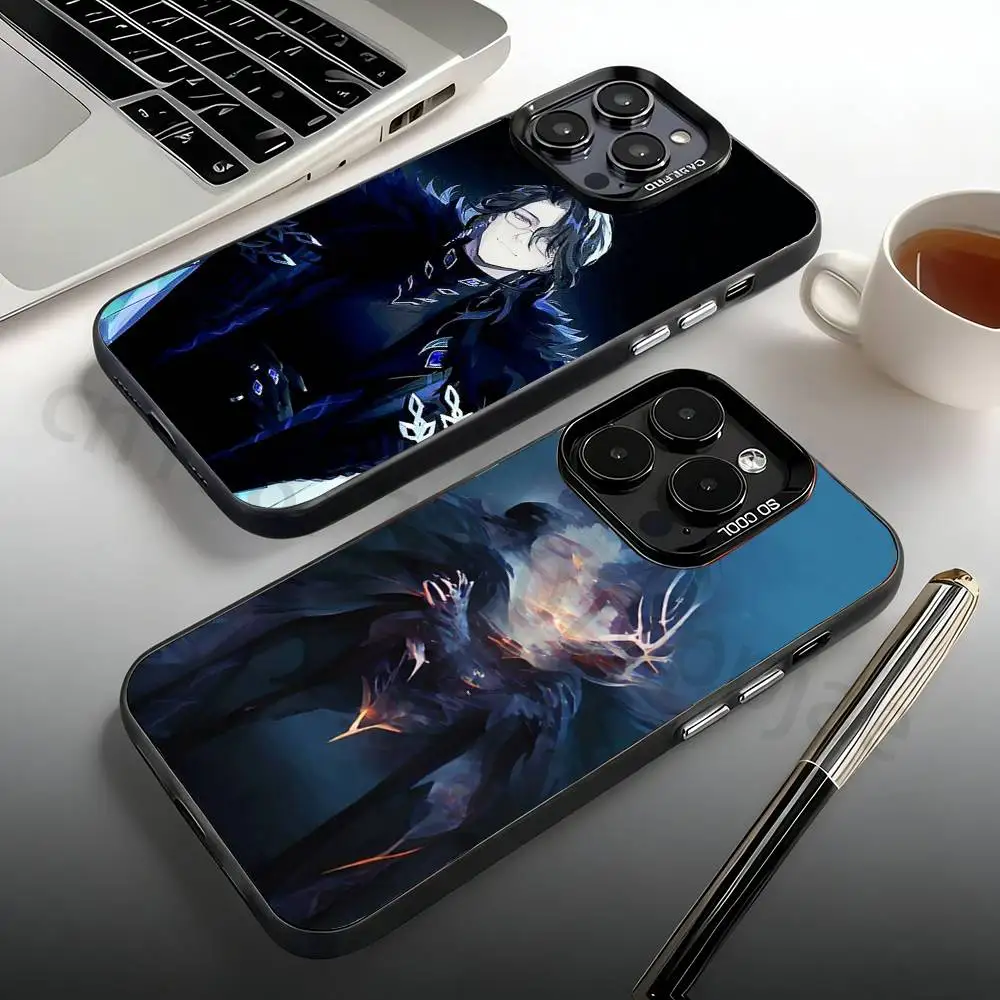 Genshin Impact Pantalone Phone Case For iPhone 17,16,15,14,13,12,11,Pro,Max,Plus,Mini, Matte Shockproof Case