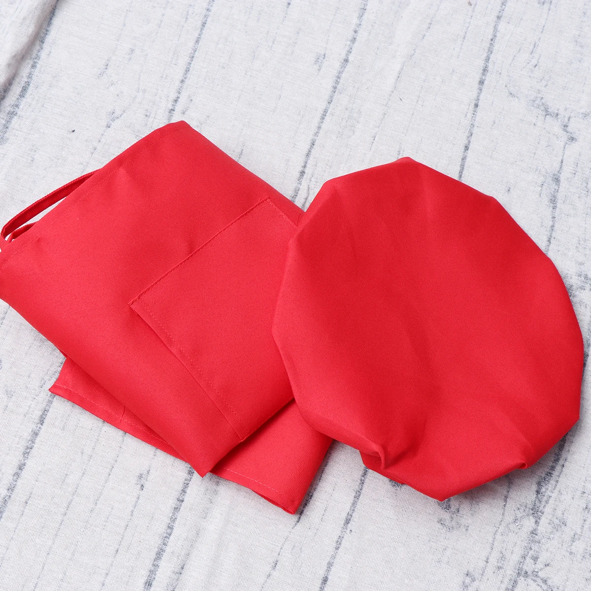 

Xl Size Red Practical Waterproof Artist Apron Set Aprons for Painting Cooking Crafts Outdoor Activities