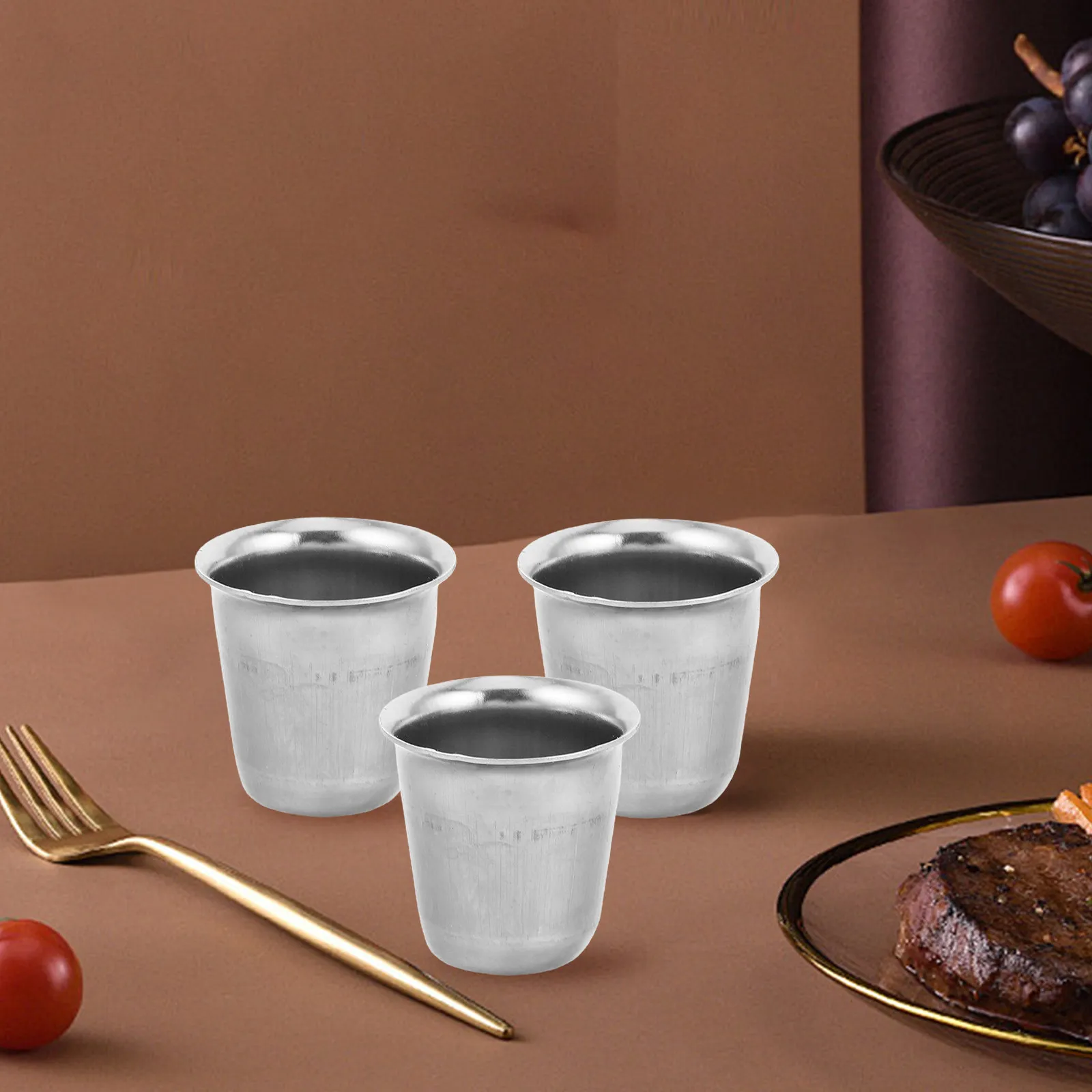 5 Pcs Altar Goblet Drinking Tumbler Metal Mug Religious Chalice Mini Communion Cups