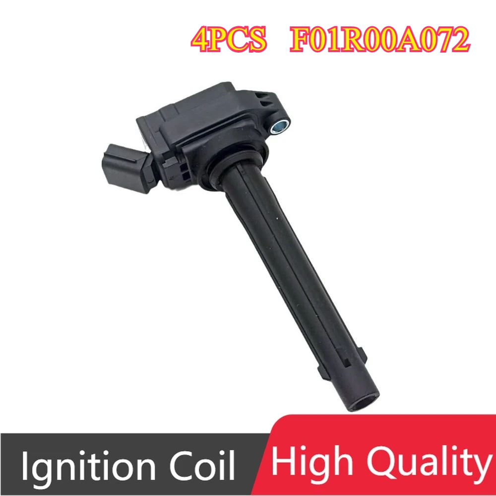 

4 шт. F01R00A072 катушки зажигания для GEELY EMGRAND EC8 1,8 л 2,0 л 2,4 л 2010- BORUI 2,4 л ATLAS BOYUE 2,0 л 2014- прозрачный GX7