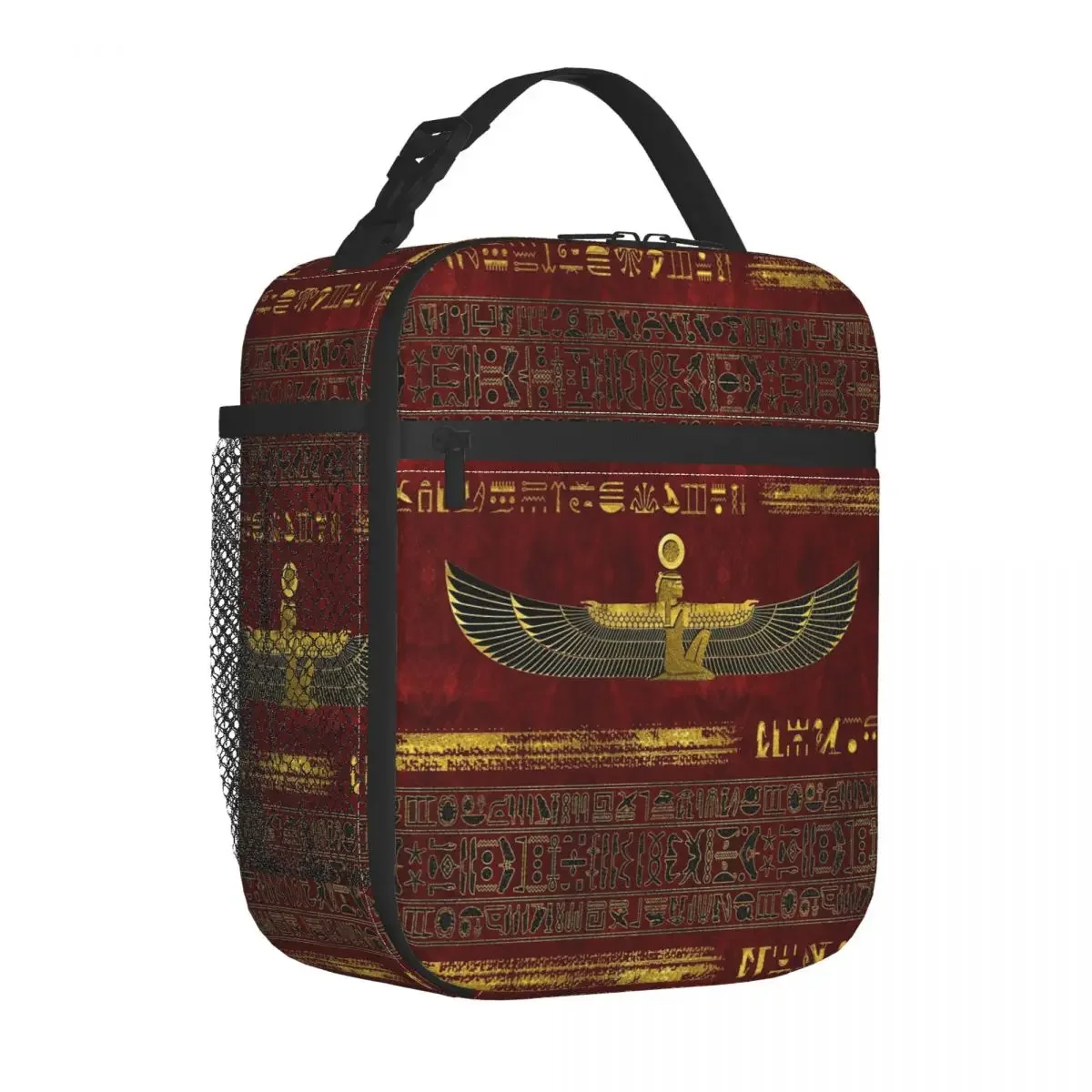 Egyptian God Ornament Thermal Insulated Lunch Bags Ancient Egypt Lunch Container Cooler Thermal Food Box