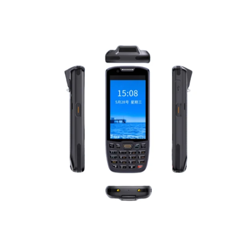 Portable Android 13.0 OS Rugged PDA Data Collector 4G 1D 2D Chargeable Handheld PDA Dining Industries Industrial WiFi