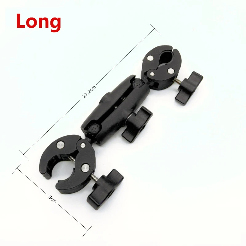 Double Super Clamp Camera Mount Magic Socket Arm Bracket for Umbrella Pole Monitor Photography Reflector Studio Accessories
