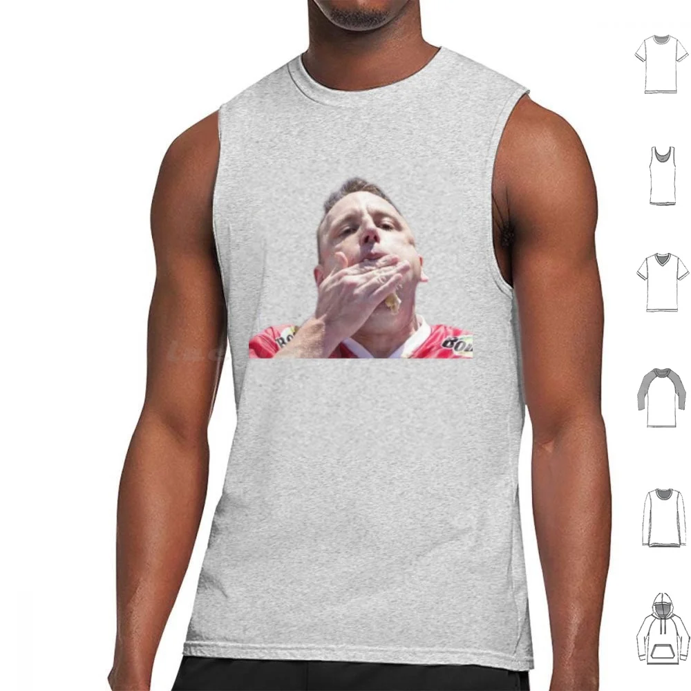 Joey Chestnut A True Us Hero Tank Tops Vest Sleeveless Joey Chestnut Joey Chestnut Vintage Joey Chestnut Strong Joey