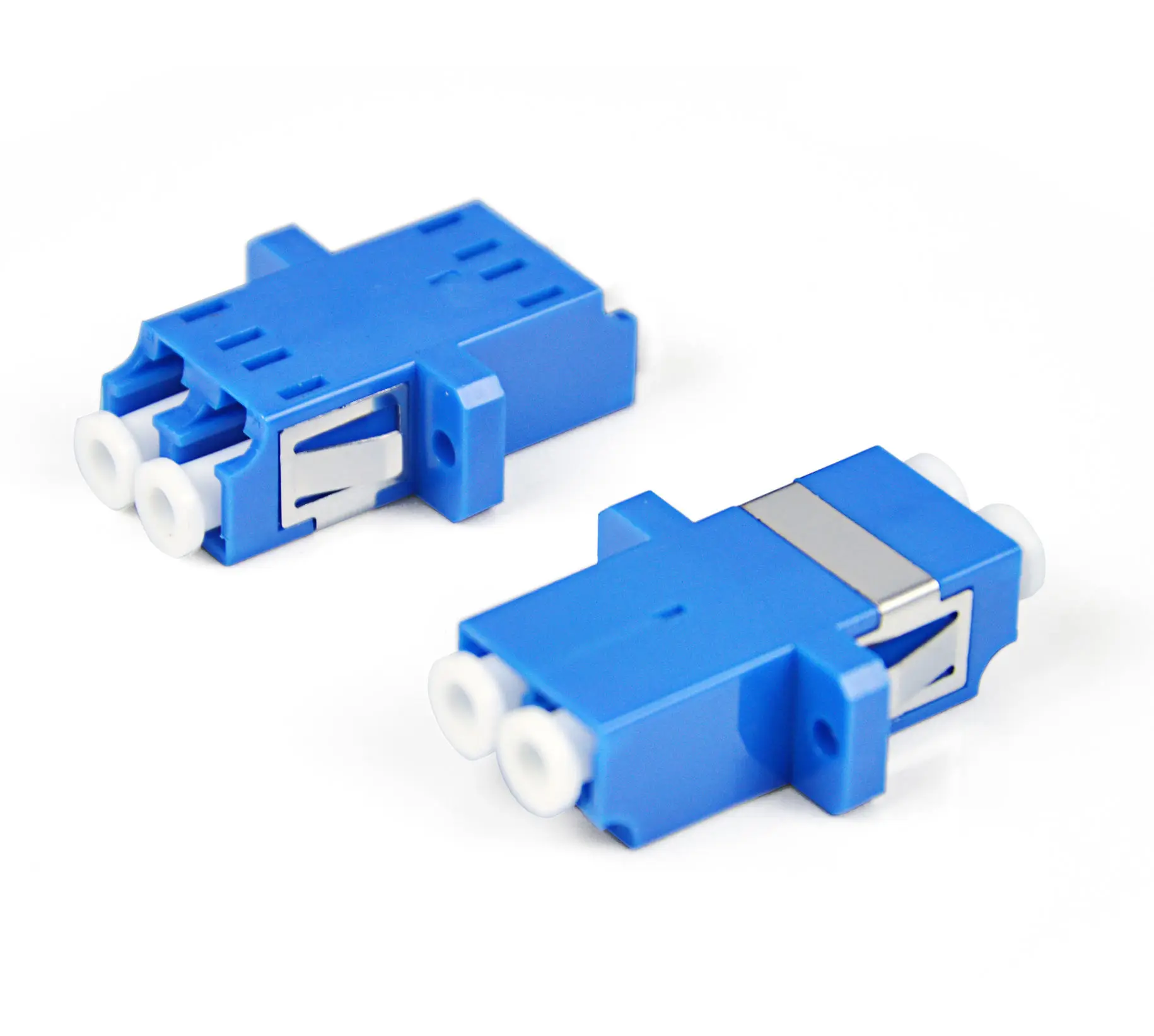 

50Pcs LC UPC Duplex single-mode Fiber optic Adapter LC Optical fiber coupler LC UPC Fiber flange LC connector