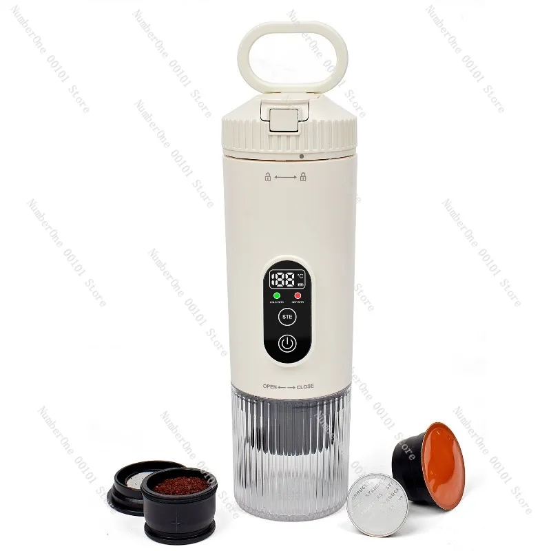 

Стильная портативная беспроводная кофемашина для эспрессо, электрическая капсульная кофеварка, мини-кофеварка для путешествий, для эспрессо в итальянском стиле, USB