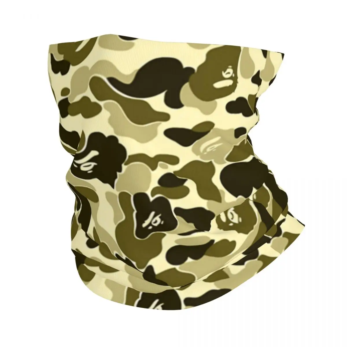 Camouflage Pattern Bandana Neck Cover Printed Camo Mask Scarf Multi-use Headwear Running Unisex Adult Windproof