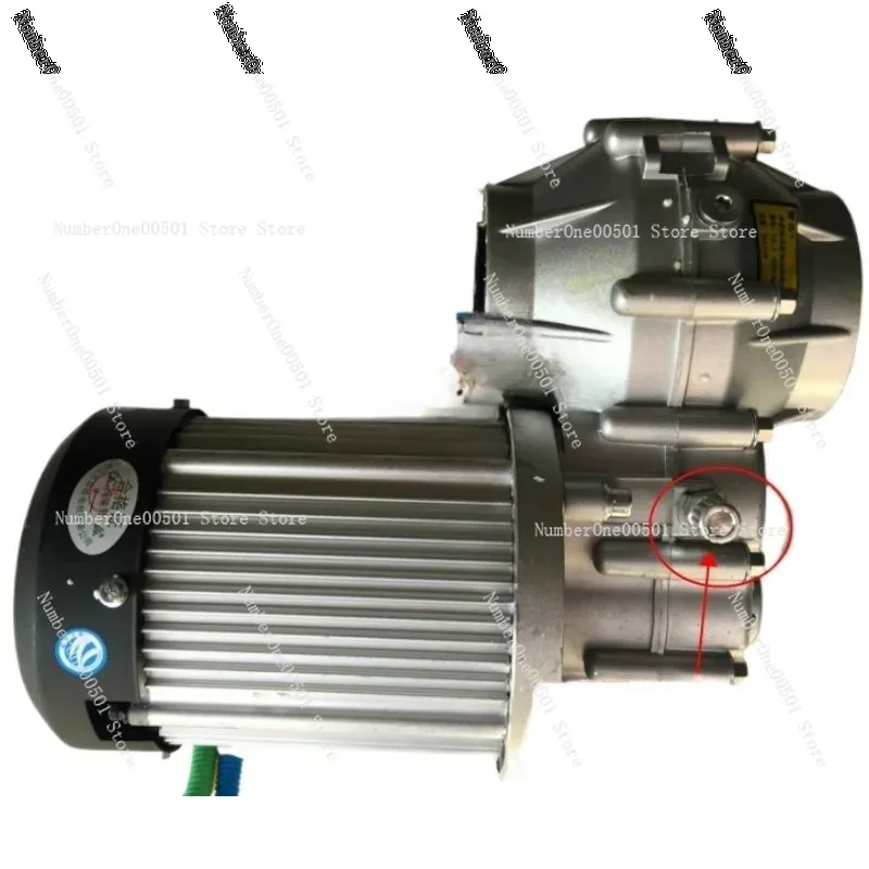 Permanent Magnet BLDC Differential Motor BM1424HQF-14BA 1500W 2200W  60V 72V Brushless DC Motor for Electric Trike Quad Vehicles