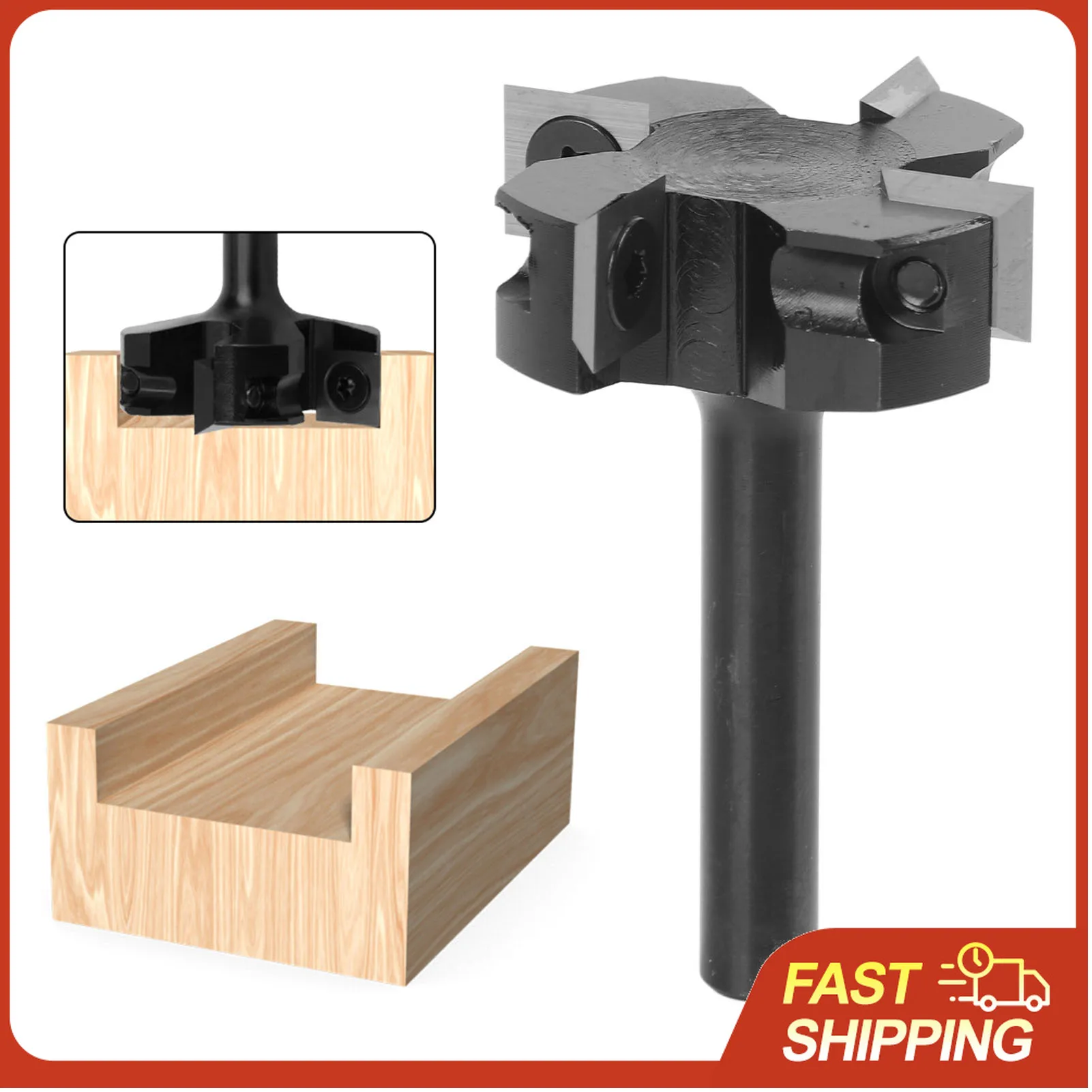 

Фреза для выравнивания поверхности с хвостовиком 8 мм, 4-зубчатая, твердосплавная, для ЧПУ, для выравнивания плит, обработки дерева, акрила, МДФ, фанеры